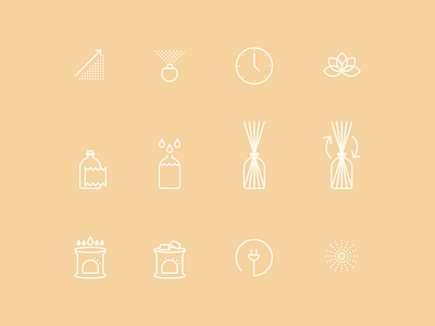 Aromatherapy icons