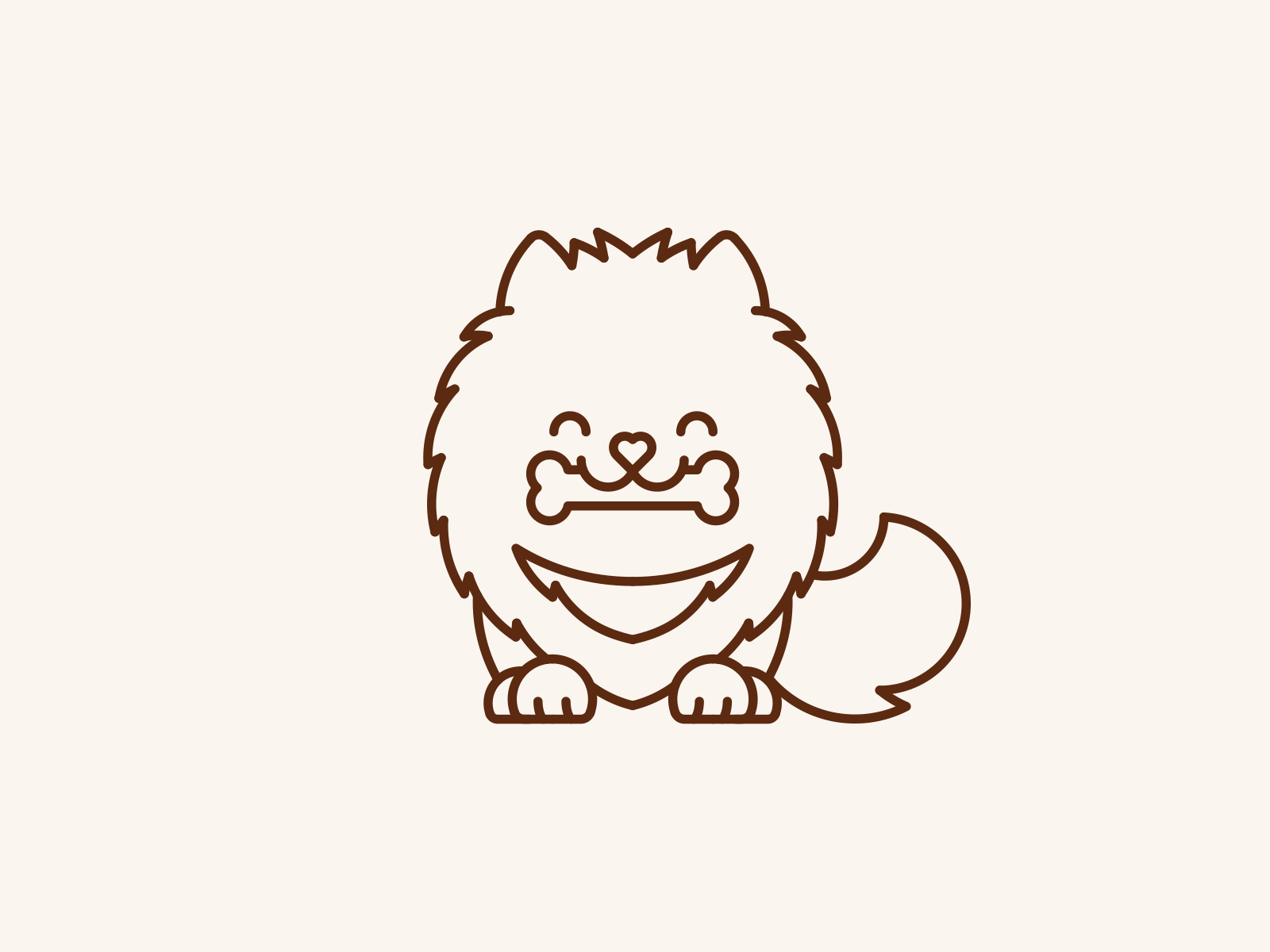 Happy Dog Logo branding cute dog happy icon illustration isotype logo pet