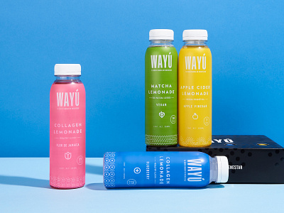 Wayú Lemonades label lemonade matcha