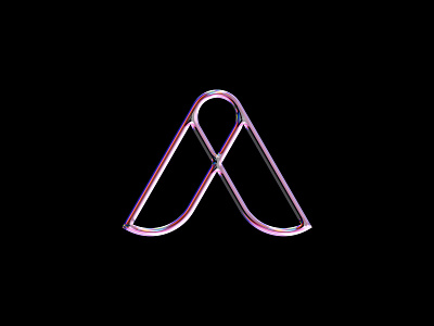 🍃 A for Ambienta a branding logo monogram