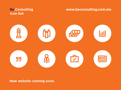 BeConsulting website icons graphic design icons méxico zinegraph