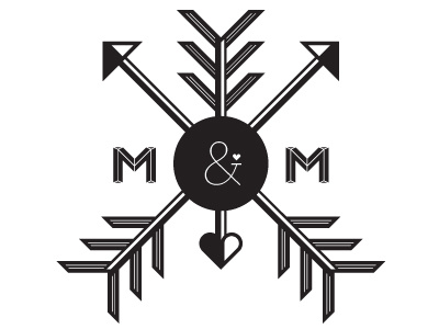 M&M graphic design. logo