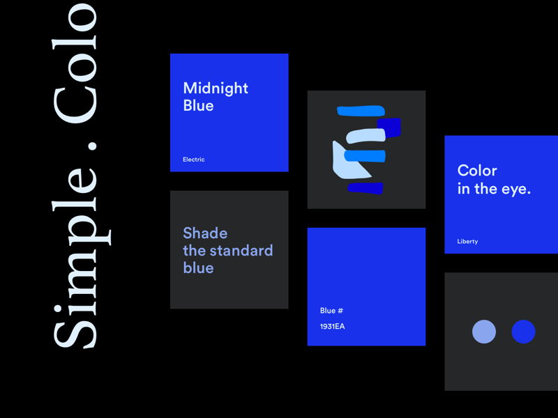 Midnight blue explore inspiration brand dark color combination black simple blue colors