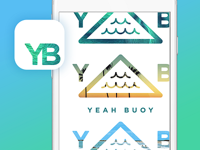 Yeah Buoy Identity Exploration app design icon identity product