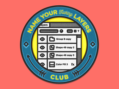 NYFL Club badge design graphic design illustration patch render