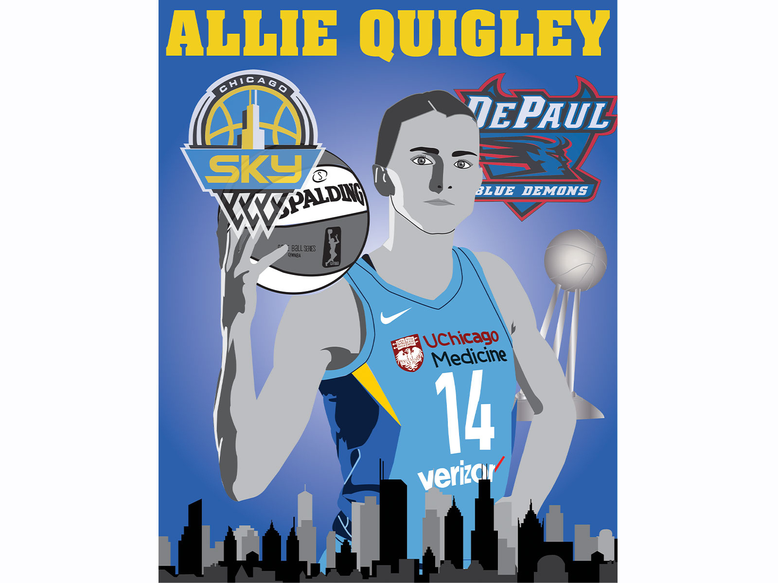 Allie Quigley Tribute by Kylar Lundy on Dribbble