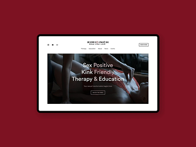 Kimi Inch - Website branding graphicdesign identity design squarespace website website design