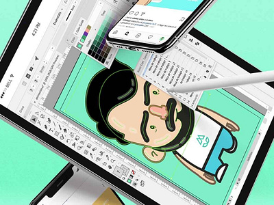 Linkink tattoo app animation app branding character characterdesign design illustration socialmedia tattoo tattoo art tattoos vector