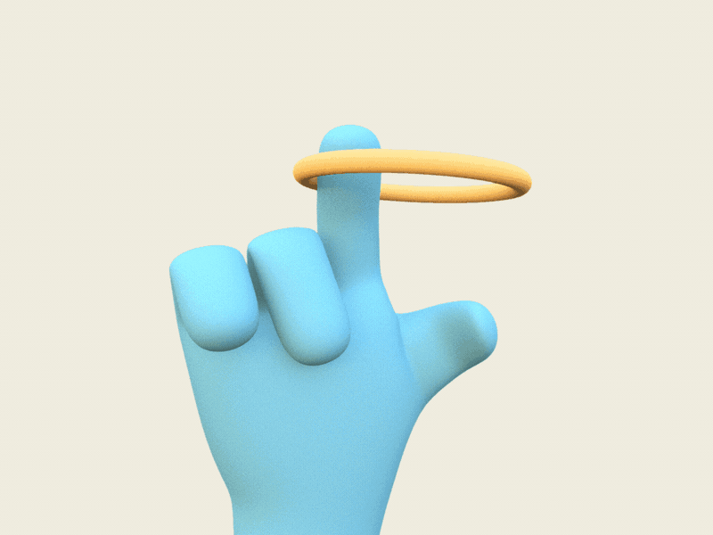 Loading Screen Finger 3d animation 3d character 3d character modeling aftereffect animation animation charachter design character animation character design gif animation ui video explainer