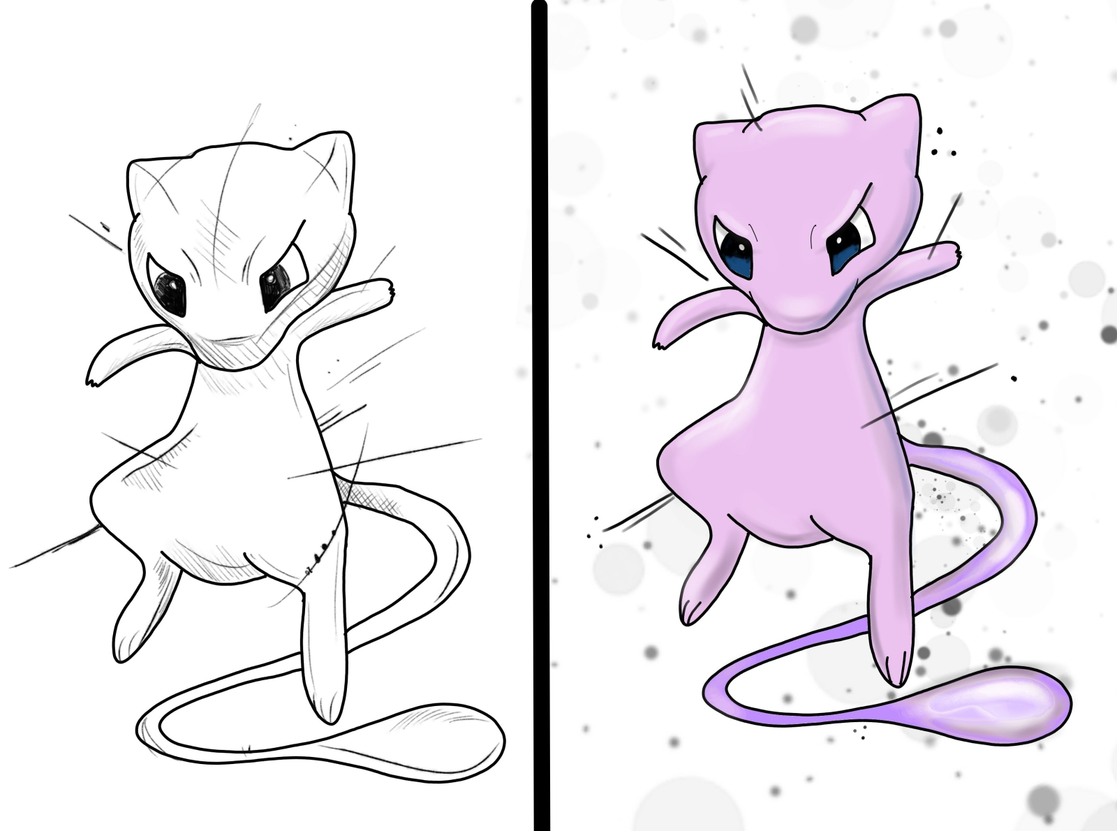 How to Draw.. Mew, Pokemon Cards!, How to Draw.. Mew, Pokemon Cards!  Mewwww! Hope this helps lol :D, By A Faraway Place