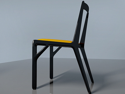 Polygon Chair 3d c4d cinema4d rendering