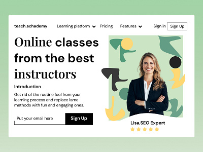 Educational Website Template