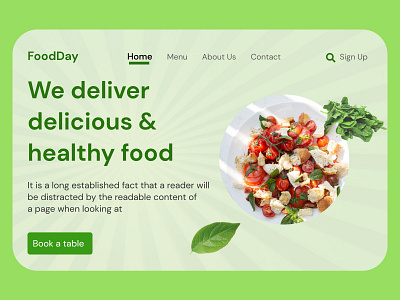 Food Website Template