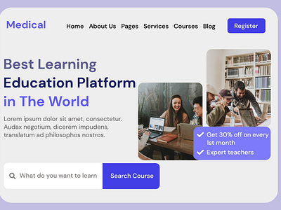 Educational Website Template