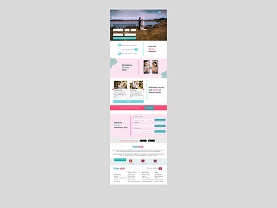 Wedding Website Template Design