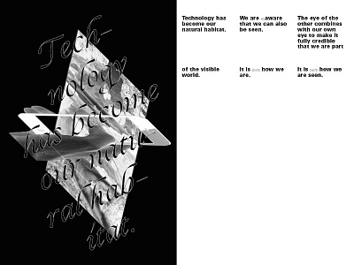 New Landscape black design duo education environment ogg print process typography univers