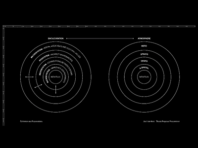 Atmospheric Digital black and white design diagram theory