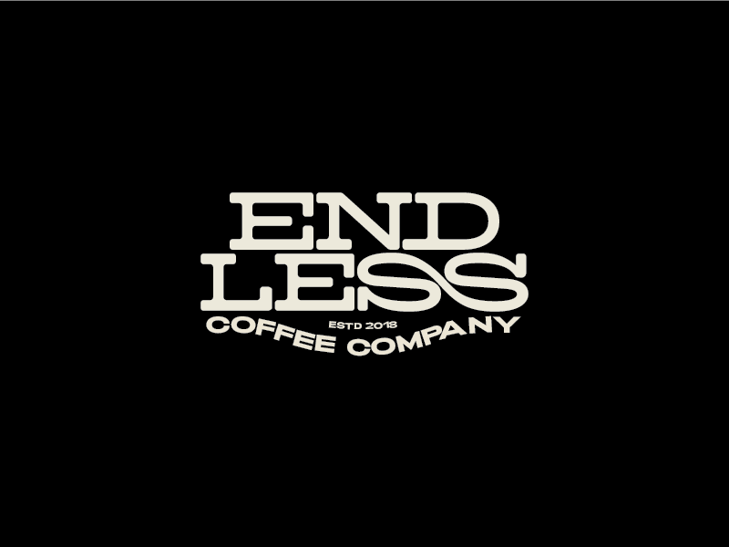Endless Coffee co coffee type logo mcad graphic design design