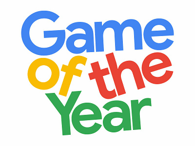 Game of the Year branding branding design design google logo
