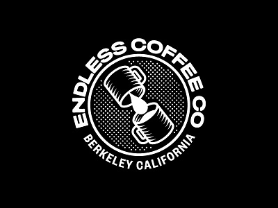 Endless Coffee co branding coffee design graphic design icon illustration logo process shirt type typography vector