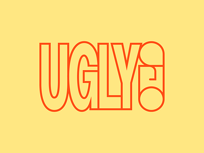 Ugly Ceramics branding design graphic design logo print process type typography