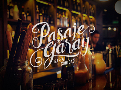 "Pasaje Garay" - Logo Design brand design letter lettering letters