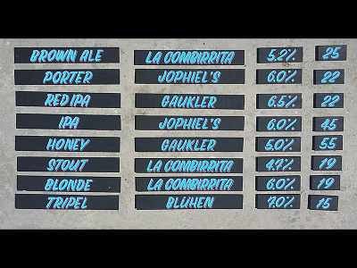 Casual Letter - Beer Board