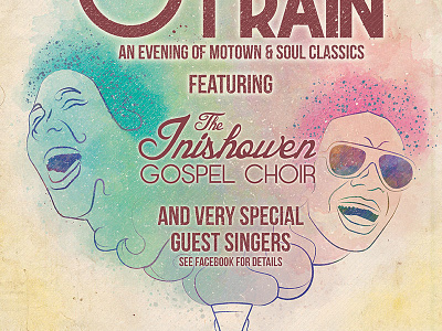 Inishowen Gospel Choir - Soul Train choir poster soul train
