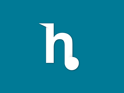 "h" h logo type