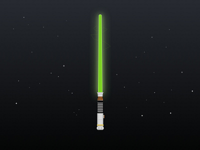 Lightsaber - Luke Skywalker illustration light saber may 4th space start wars