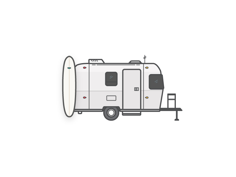 Airstream by Clifton Lin on Dribbble