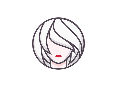 Wakuwaku - Logo design V1 beauty branding girl illustration logo logo design makeup app mark symbol