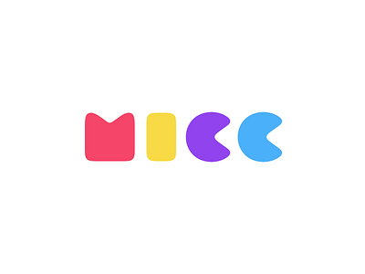 MICC - Logo design branding creative logo design team logo design pac man wordmark