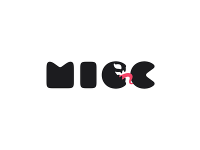 MICC - Logo design / Tiny Venom logo logo design pac man venom wordmark