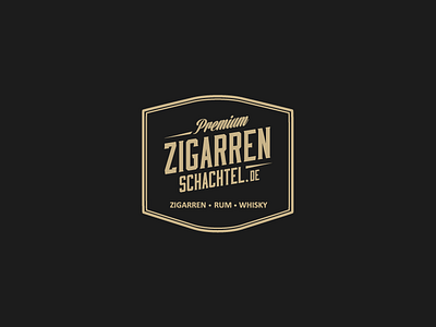 Premium Zigarren cigars emblem logo design premium rum whisky