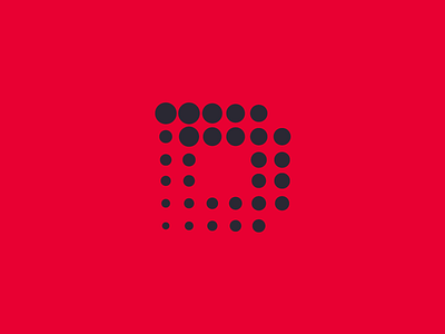 D monogram brand design dots icon letter logo mark monogram symbol type