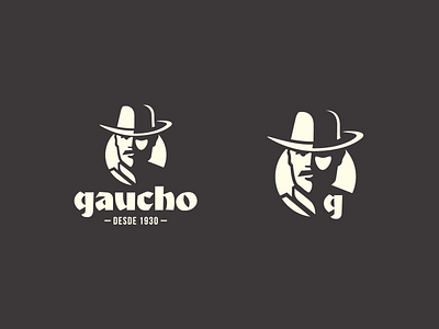 Gaucho Logo brand gaucho identity logo logo design mark negative space on sale symbol typography vector vintage logo