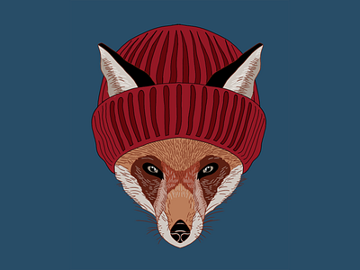 Fox Illustration adventure animal animal illustration apparel apparel logo brand camping design fox graphic tee illustration outdoor tshirt art tshirt design