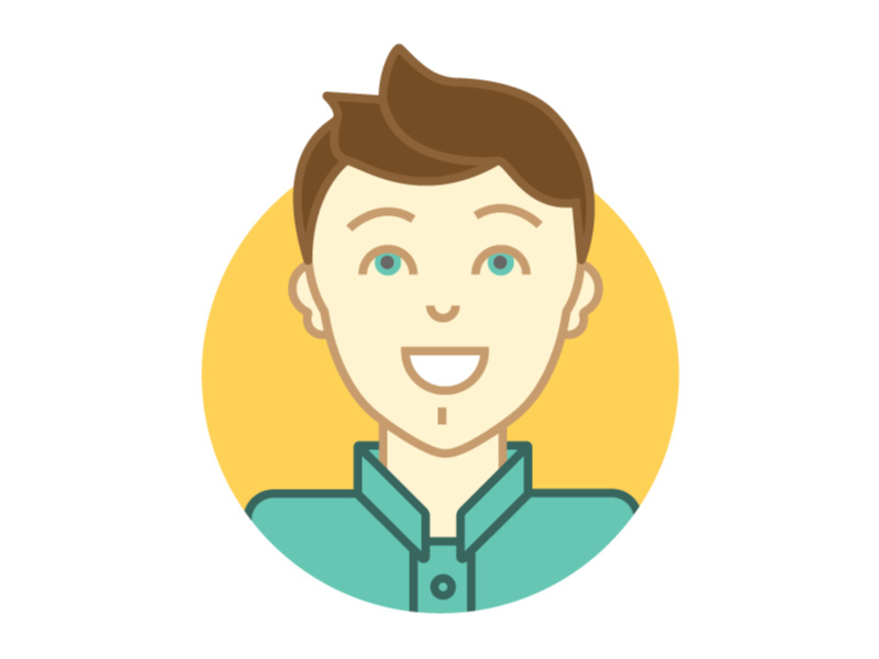 Headshot illustration by Ruthie Fleming on Dribbble