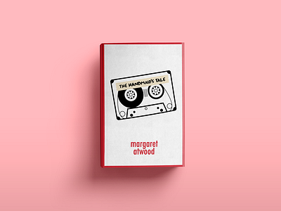 The Handmaid's Tale book book cover book design cassette handmaid illustration margaret atwood the handmaids tale