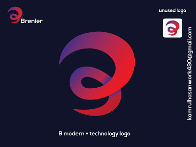 B modern logo, Technology, logo, B letter logo b modern logo b letter logo b logo png branding collection creative logo technology vector
