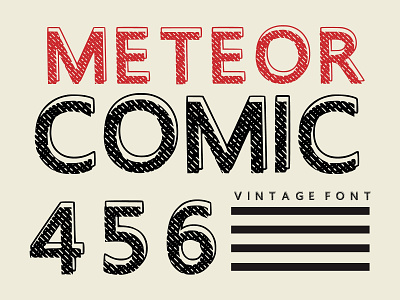 METEOR COMIC FONT