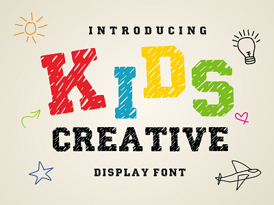 Kids Creative Font
