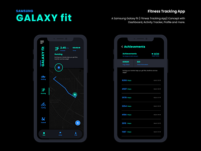 Fitness Tracker UI Design