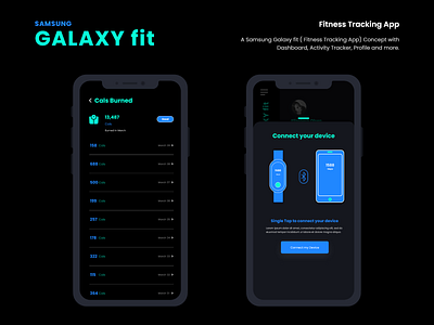 Fitness Tracker UI Design