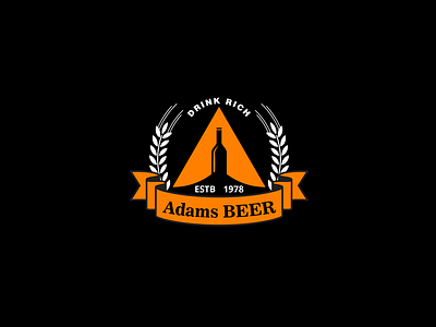 Adams BEER | 30 Days Challenge | Logo Design | Day 1