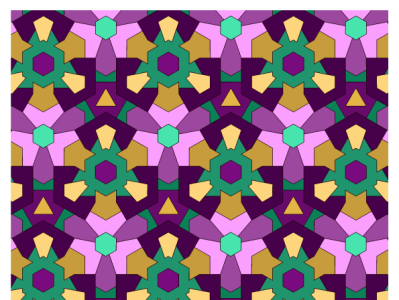 Colorful geometry pattern