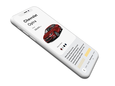 Car card ahmedemad automotive car design free ios iphone iphonex ui ux