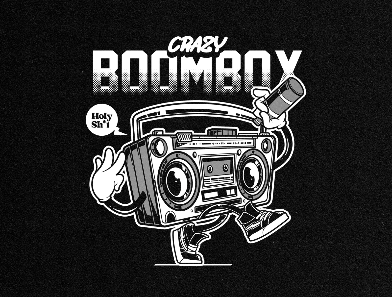 BOOMBOX Mascot by zhi studio on Dribbble