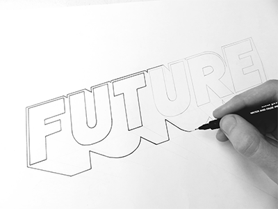 Future WIP lettering type typography wip
